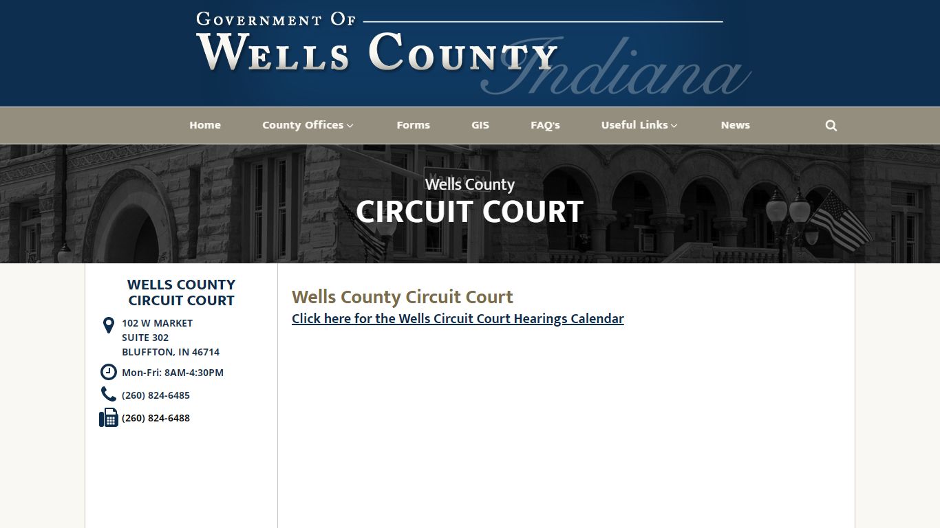 Circuit Court - Wells County Indiana